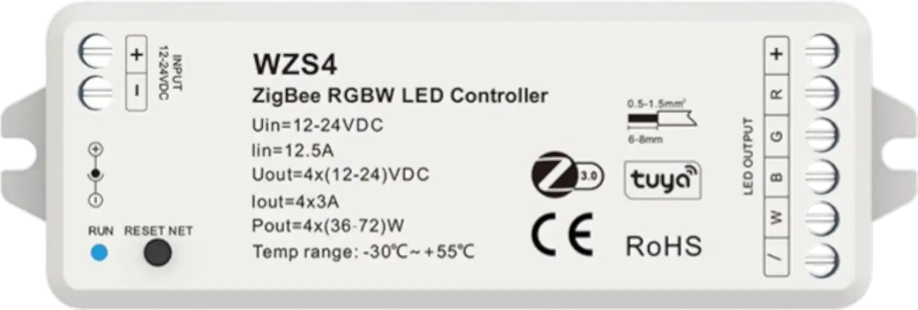 ZigBee RGBW LED Controller WZS4